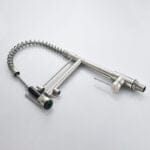 Mitigeur-de-cuisine-Flexible-Double-robinets-Chrome-moderne