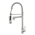Mitigeur-de-cuisine-Flexible-Double-robinets-Chrome-moderne