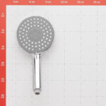 Pommeau de Douche Clemed-KARINE Economique Chromé Rond Gris (Douchette)