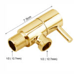 Corallo Robinet équerre de 1/2 x 1/2 regula jaune