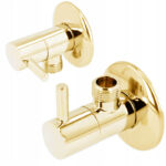 Corallo Robinet équerre de 1/2 x 1/2 regula jaune