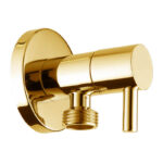 Corallo Robinet équerre de 1/2 x 1/2 regula jaune