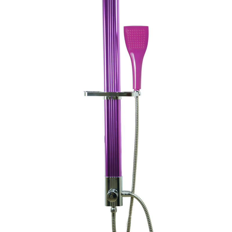 Colonne de douche avec Porte-Savon Vital violet_- Colonne de douche avec Porte-Savon Vital violet
