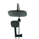 Colonne de douche avec Porte-Savon Noir