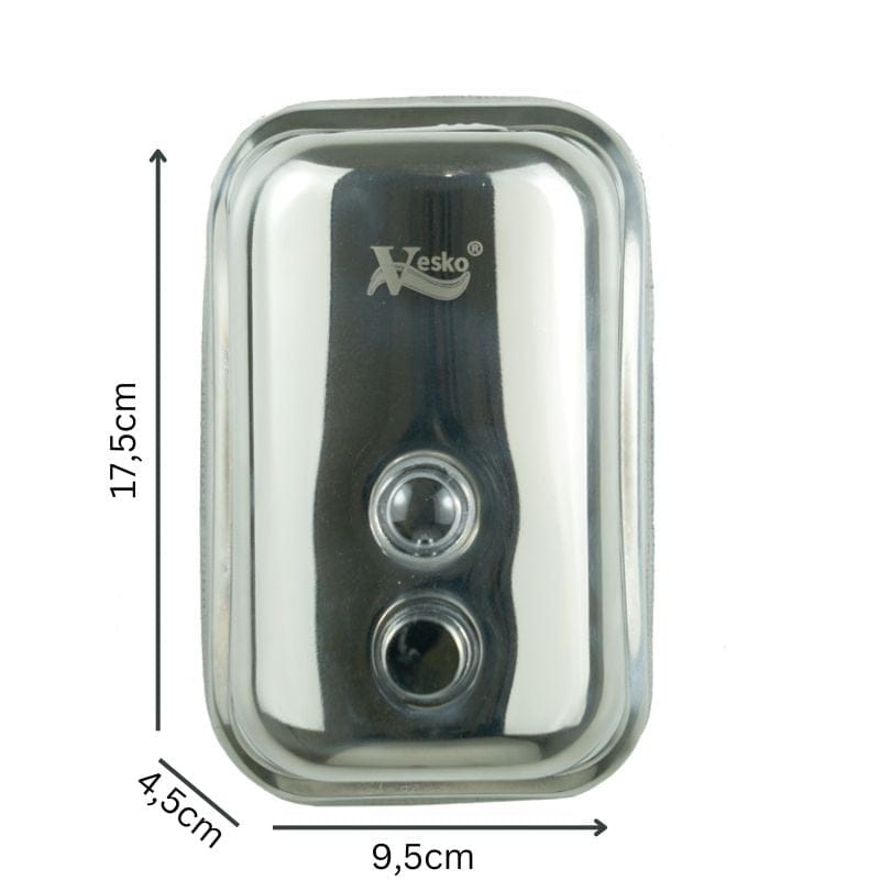 Distributeur de savon liquide 800ML Murale en Inox