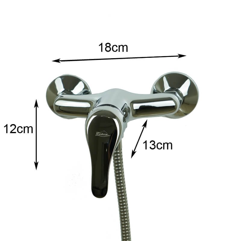 Rosca Bent Mitigeur Baignoire avec Douchette et Flexible