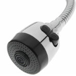 kuksa Bec de Robinet Flexible en Acier Inoxydable Chromé