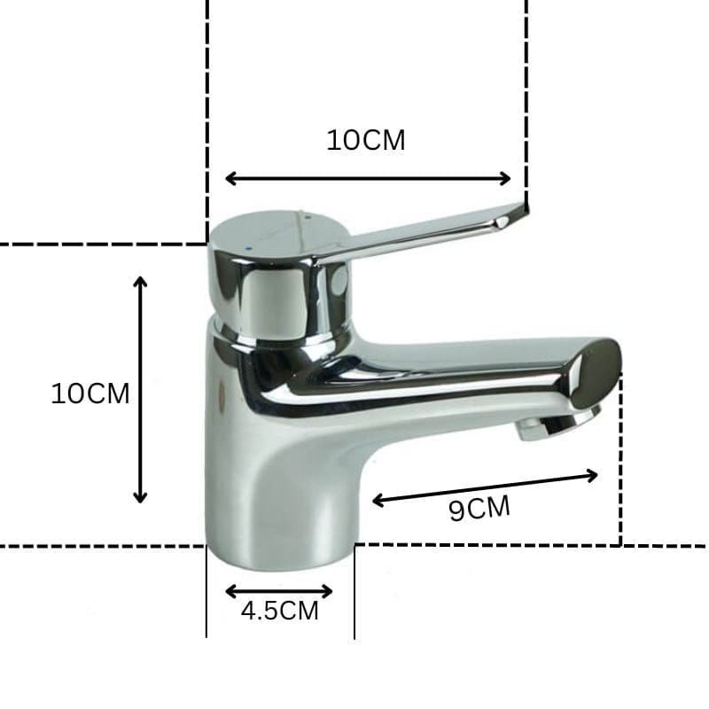 Jacob Delafon Sali Mitigeur Lavabo Chromé en Inox