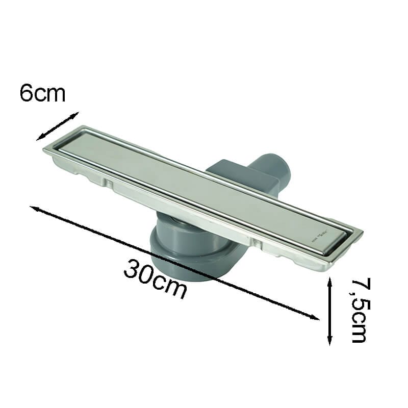 Caniveaux pour douche 30cm ROLIN Topo chromé