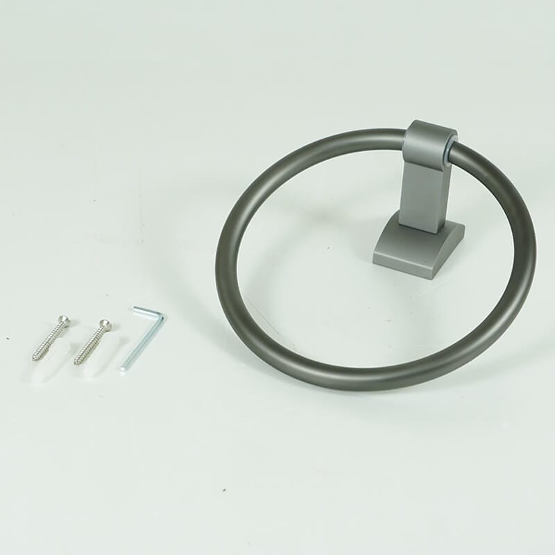 Porte-Serviettes Ferri Cara en Aluminium Gris