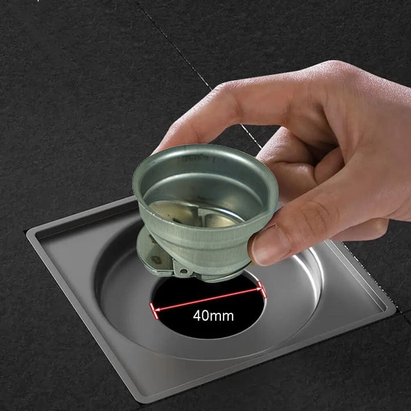 Clapet anti odeur X5 pour caniveau 40mm METALIC ola