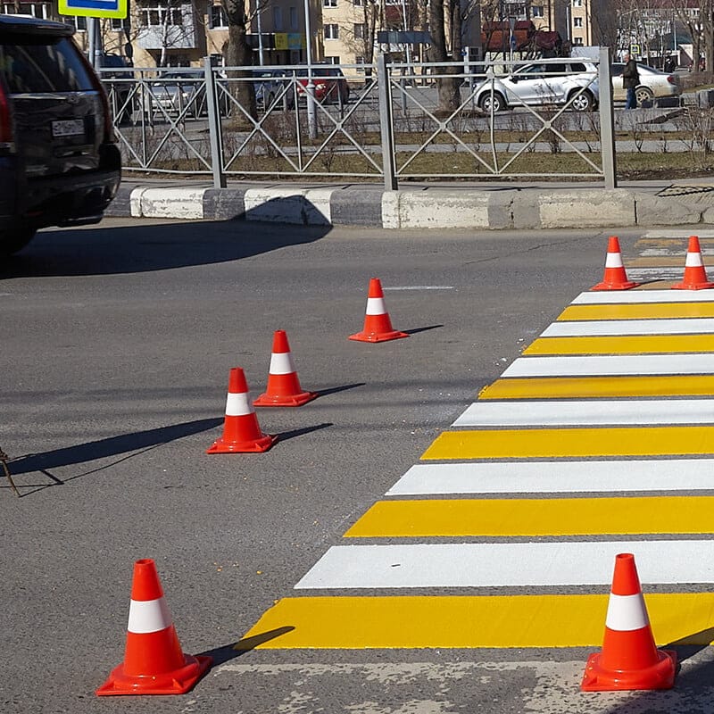 Cone de signalisation PVC 45cm standard