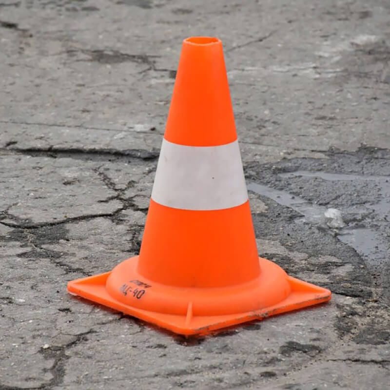 Cone de signalisation PVC 45cm standard