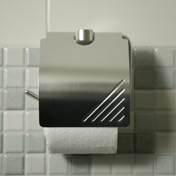 Porte Papier Hygiénique Didam en Aluminium Chromé