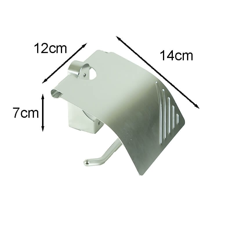 Porte Papier Hygiénique Didam en Aluminium Chromé