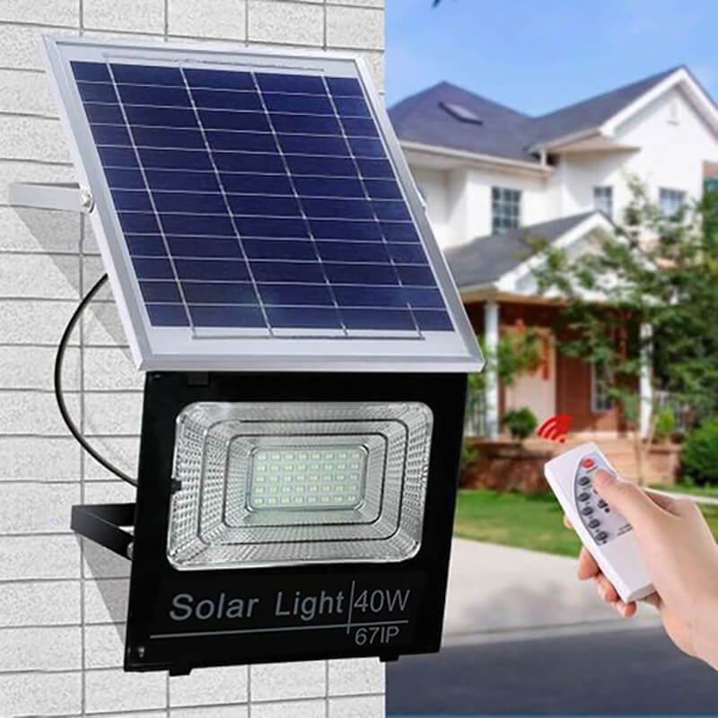 Projecteur Solaire LED avec Panneau Photovoltaique ML40