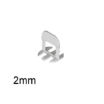 Clips carrelage 2mm blanc professionnelle