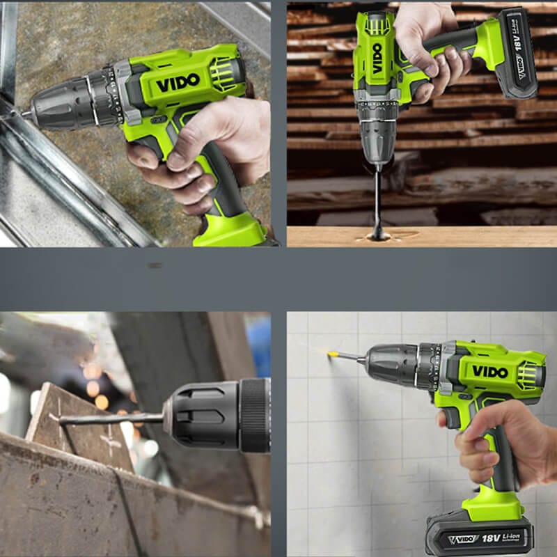 Drill Visseuse Sans Fils 18V Vido Perca