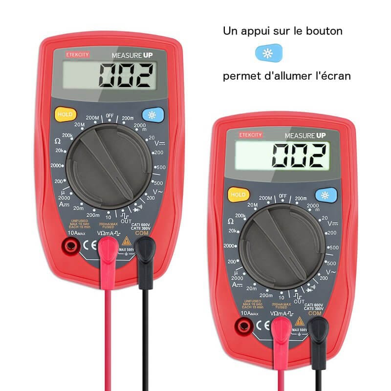 Multimetre Numerique Professionnel 10A UNIT Ping