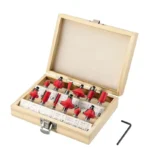 Jeu de defonceuse 12 Fraises de Toupie 8mm router bit set