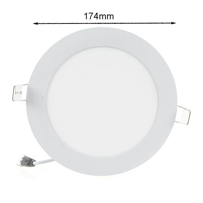 Panel Plafonnier LED Encastrable Circulaire 12W Lightra