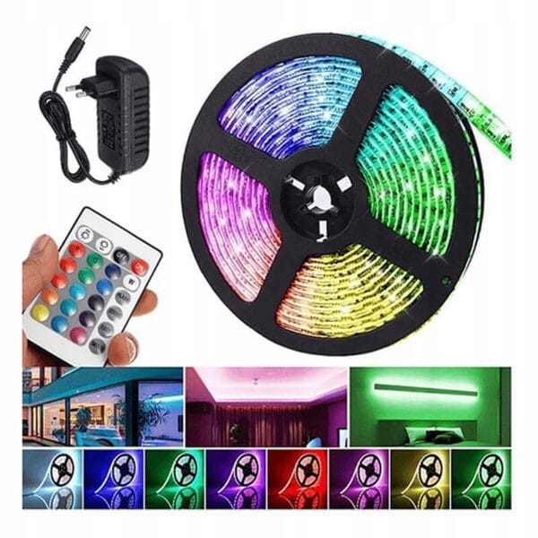 Ruban Led Bande Lumineuse RGB 5m IP65 Ajin