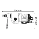 Carotteuse diamant 3 200 W GDB 350 WE Professional Bosch