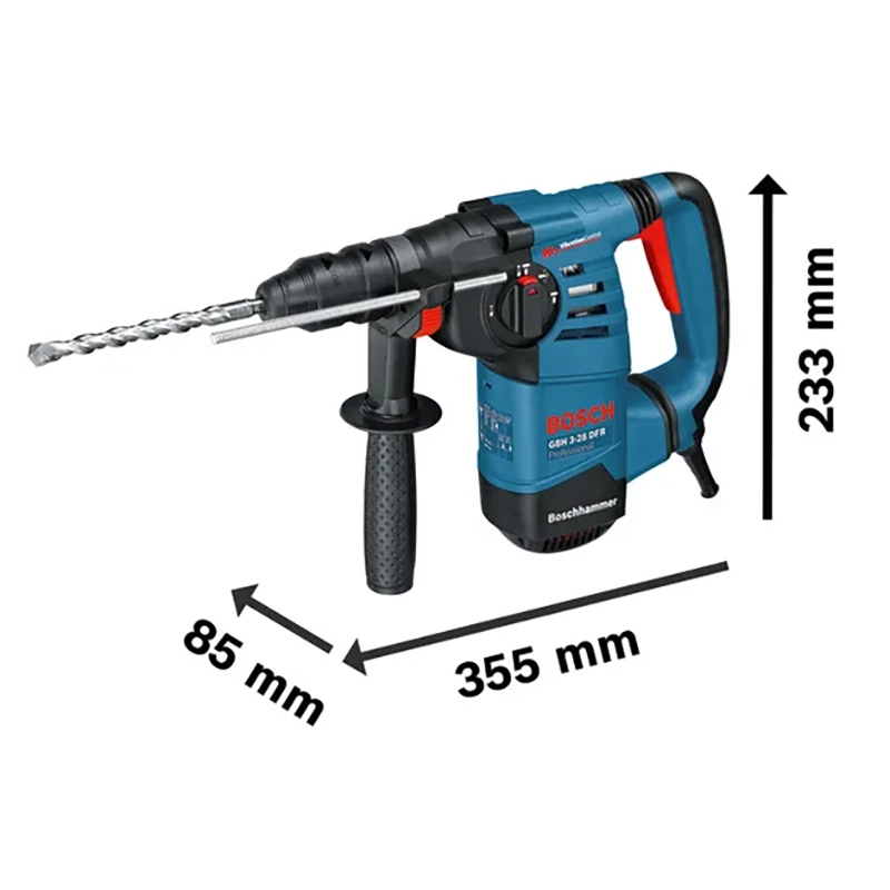 Perforateur SDS plus 800 W - 3,1 J GBH 3-28 DFR Professional Bosch
