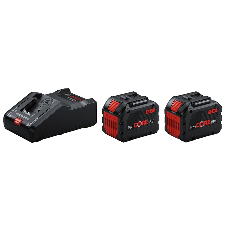 Set Bosch ProCORE18V 12.0Ah x2 + Chargeur GAL 18V-160 C
