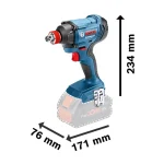 Visseuse à chocs Bosch GDX 180-LI Professional 18V 180 Nm Boulonneuse 2 en 1