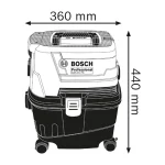 Aspirateur pour solides et liquides 15 L Bosch GAS 15 Professional