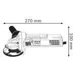 Meuleuse angulaire 115 mm, 750 W GWS 750-115 Professional Bosch