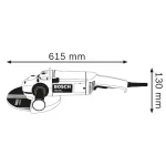 Meuleuse angulaire 230 mm, 2000 W GWS 2000 Professional Bosch