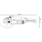 Meuleuse angulaire 230 mm 2200W GWS 2200 Professional Bosch