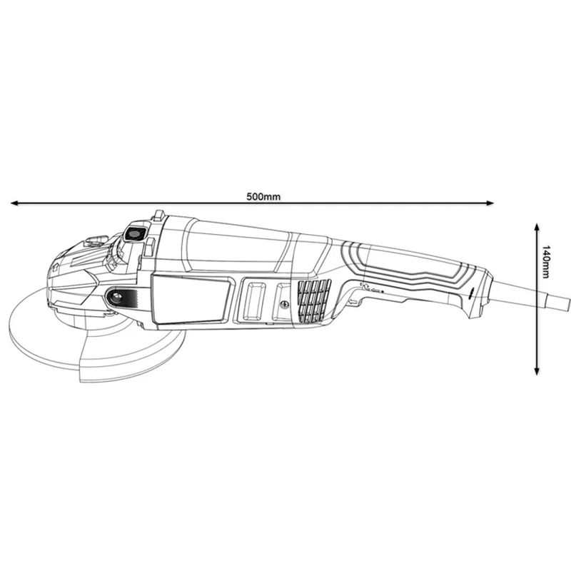 Meuleuse angulaire 230 mm 2200W GWS 2200 Professional Bosch