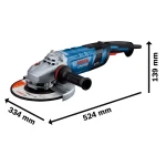 Meuleuse angulaire 2800 W GWS 30-230 PB Professional BoschMeuleuse angulaire 2800 W GWS 30-230 PB Professional Bosch