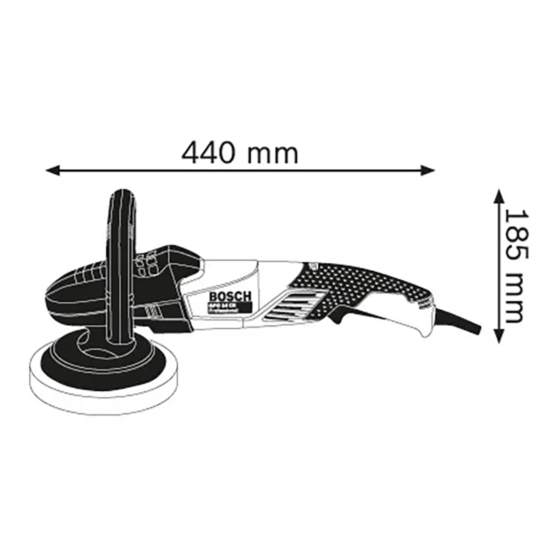 Polisseuse puissante 1400 W GPO 14 CE Professional Bosch