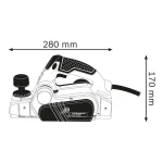 Rabot Électrique 710W Bosch GHO 26-82 D Professional