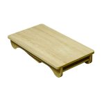 Table Pliante en MDF sonoma pour Pique-Nique 70x38x38 cm