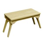 Table Pliante en MDF sonoma pour Pique-Nique 70x38x38 cm