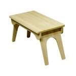 Table Pliante en MDF sonoma pour Pique-Nique 70x38x38 cm
