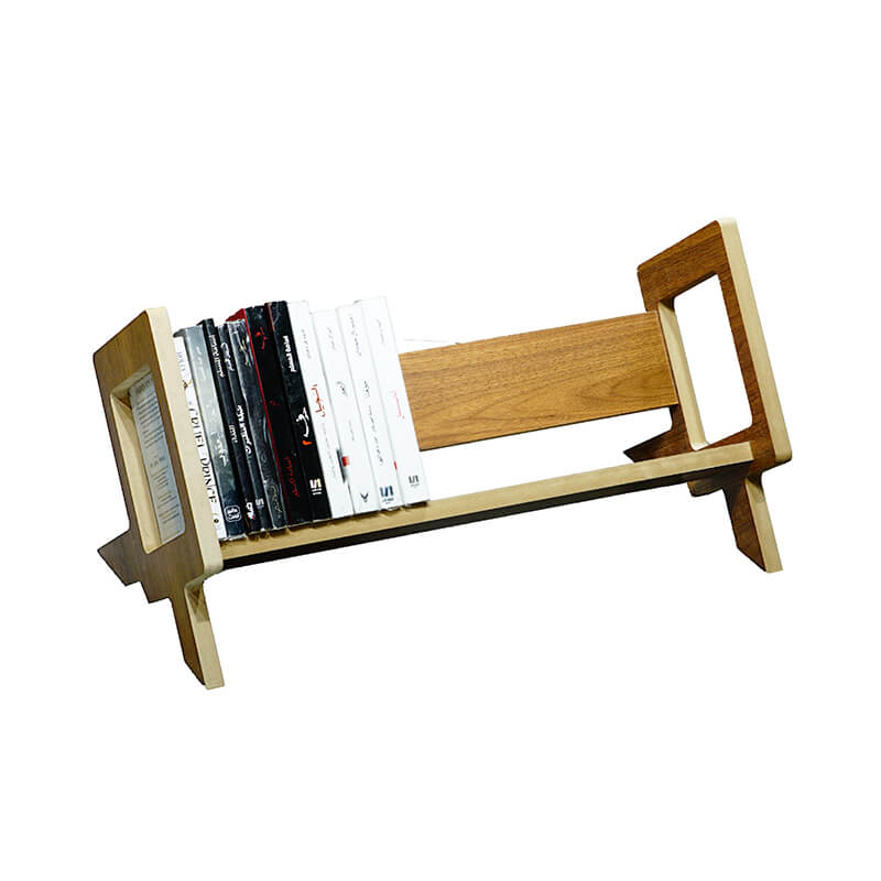 Porte-livres MDF Étagère décorative pour bureau et chambre