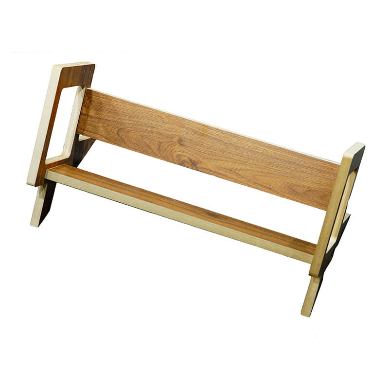 Porte-livres MDF Étagère décorative pour bureau et chambre