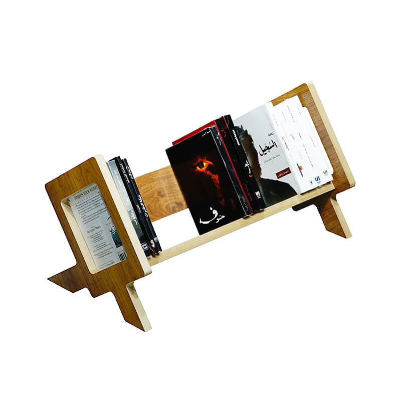 Porte-livres MDF Étagère décorative pour bureau et chambre